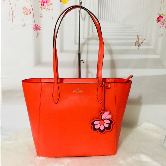 NWT Kate Spade Dana Large tamarillo Tote Bag - Picture 11 of 12